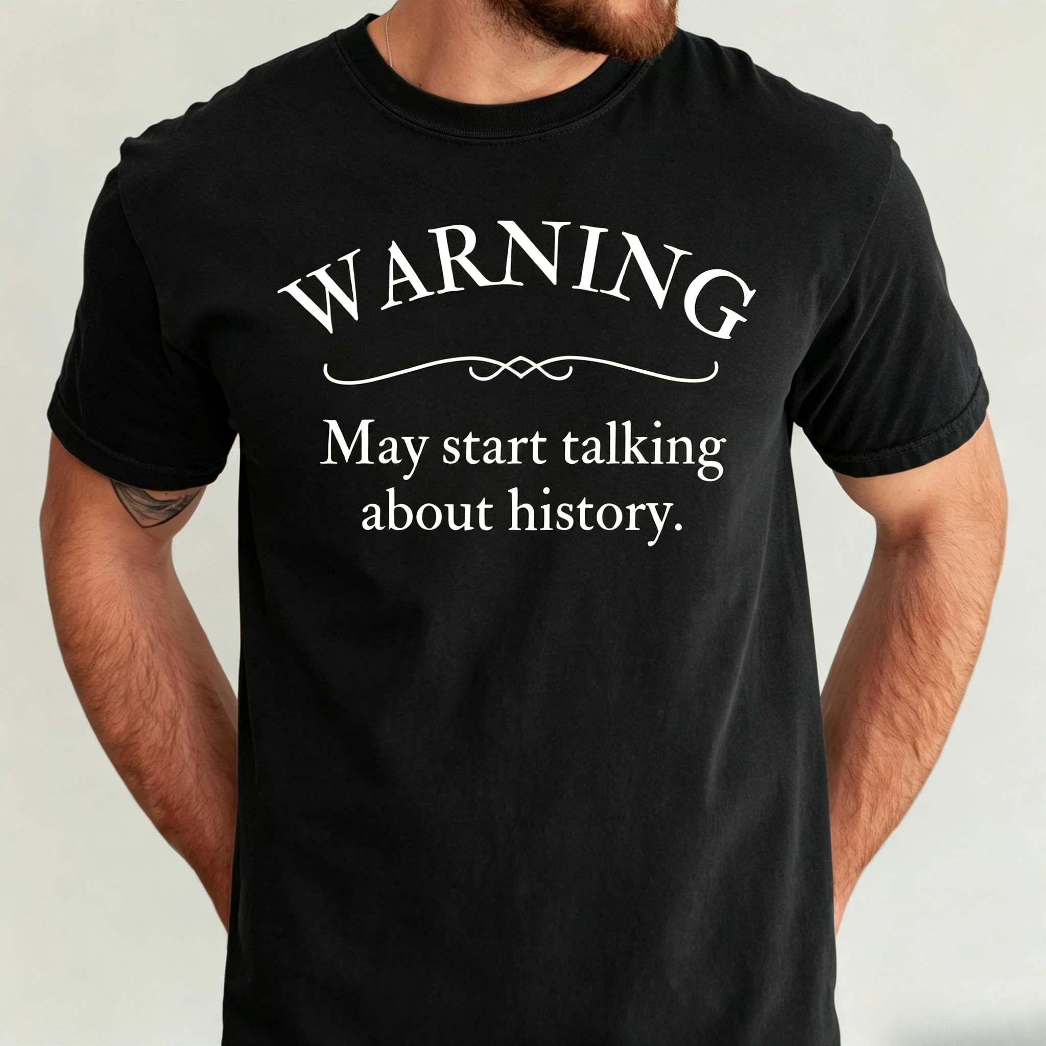 History Teacher Shirt Men, History Buff Shirt, Funny History Teacher Gift, Warning May Start Talking about History Shirt