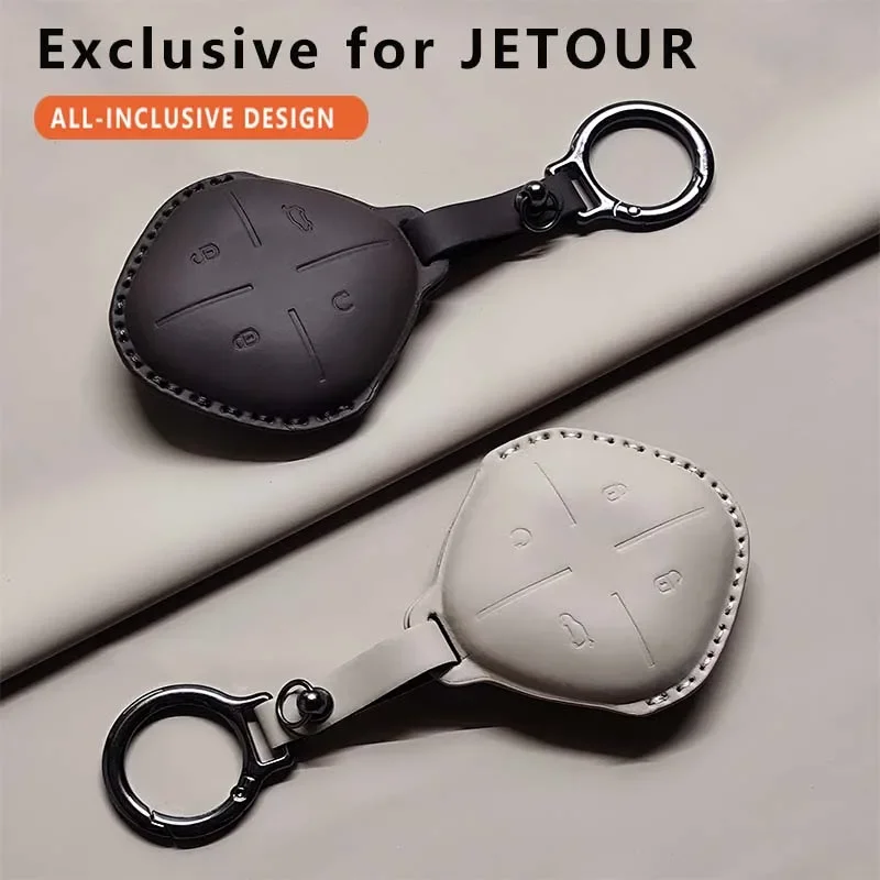 

Car Remote Key Case Cover for Jetour DASHING X-1 Plus DTC I-DM IDM Leather Keychain Shell Protector Durable Luxury Accessories