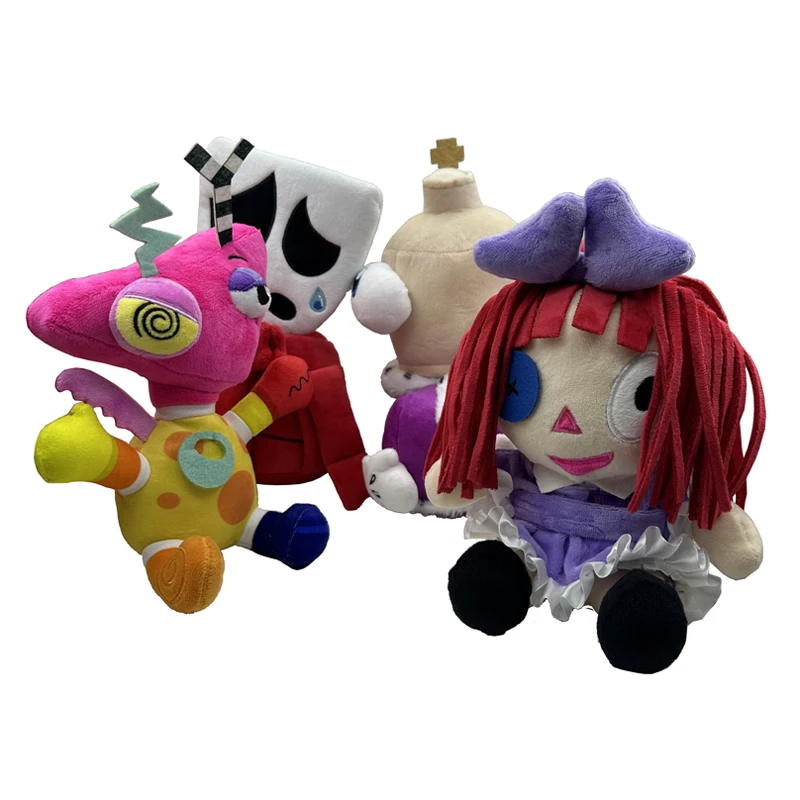 The Amazing Digital Circuses Plush Figure Set Toys Doll Ragatha Zooble Gummigoo Kinger Gangle Caine Stuffed Animal Soft Toy Gift