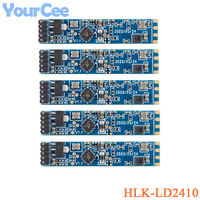 5pcs/1pc HLK-LD2410 24Ghz Smart Human Presence Radar Module LD2410 24G Millimeter Wave Motion Switch Sensor