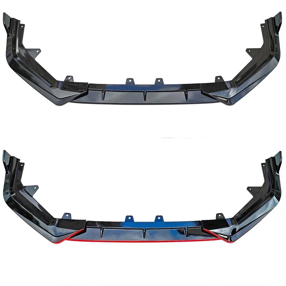 Per Honda Civic 11th Gen 2022 2023 accessori per auto 3 pezzi paraurti anteriore diffusore per labbra deflettore paraurti anteriore protezioni Kit