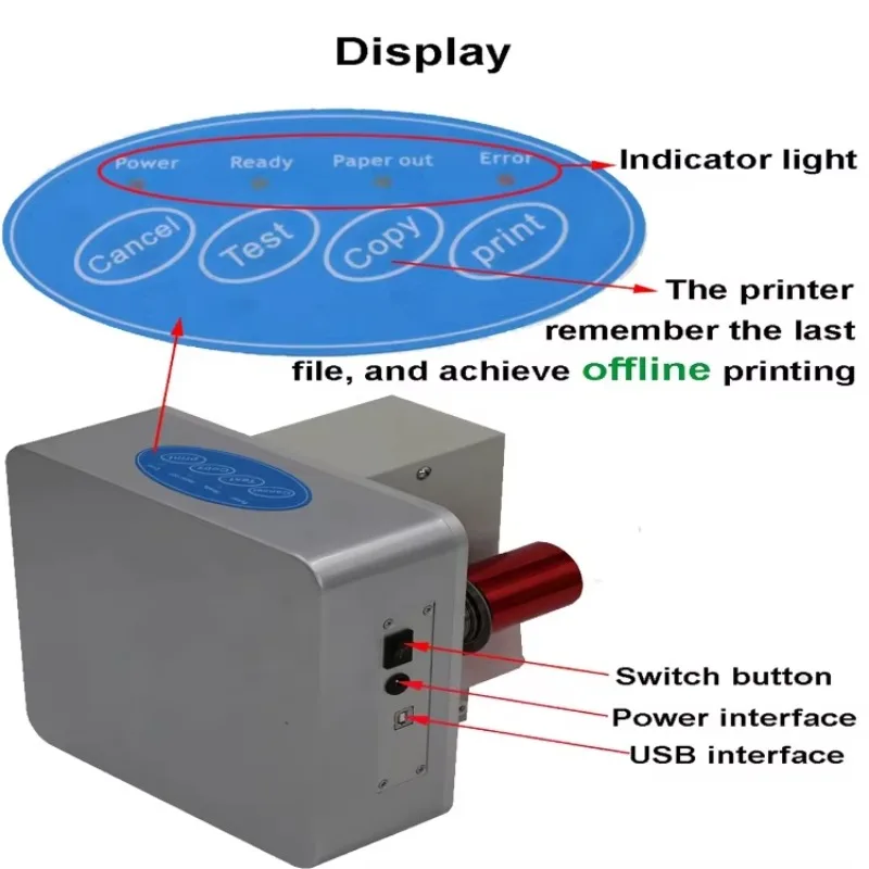 حار بيع PF 55 قلم رصاص رقمي آلة ختم ساخن