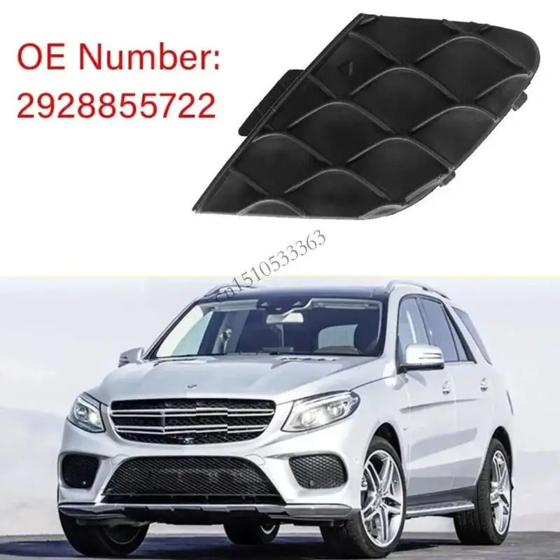 090E سحب هوك يغطي 2928855722 المصد الأمامي سحب هوك حامي ل W292 2015-2019 أسود سحب هوك غطاء العين #2