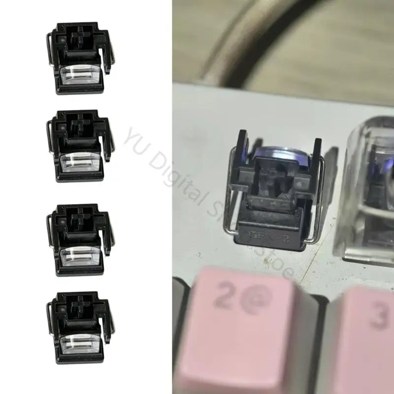 96BA Tastaturtasten-Reparaturteile für schwarze Gen 2-Schalter, Ersatz, 4 Stück – Detail 7