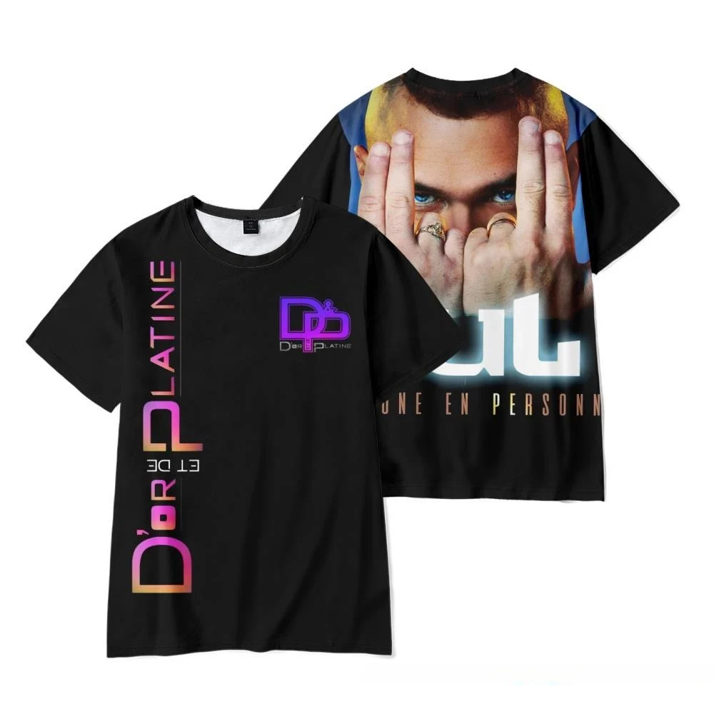 New Rapper JuL 3D Print T-Shirts Men's Women Casual Short Sleeve T Shirt Oversized Hip Hop Tees Harajuku Y2k Tops Kids Clothing view 4