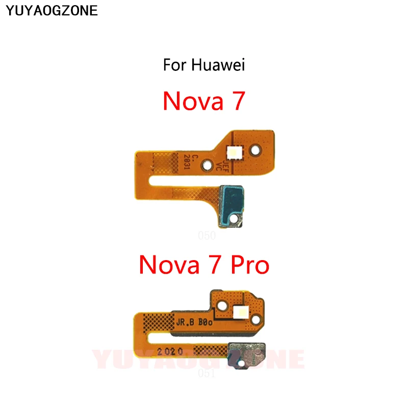 For Huawei Nova 7 Pro Back LED Flash Light Proximity Distance Ambient Sensor Flex Cable