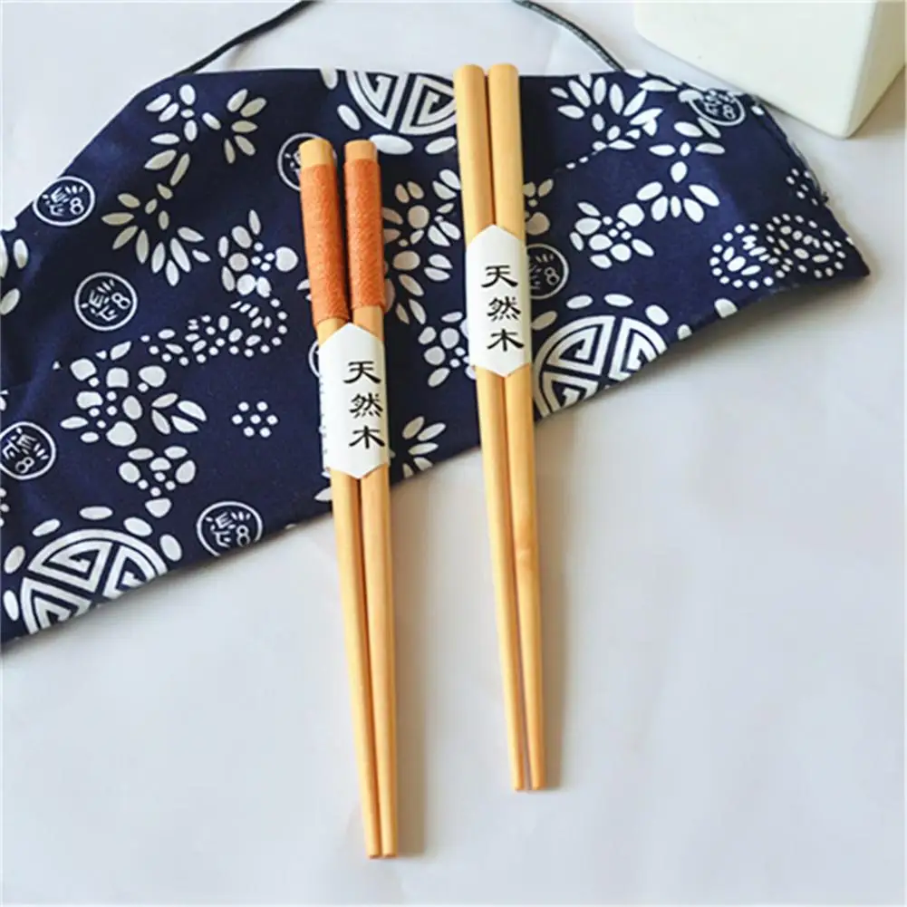 Wood Chopsticks Long Children Chopsticks Portable Non-stick  Great Children Baby Training Chop Sticks