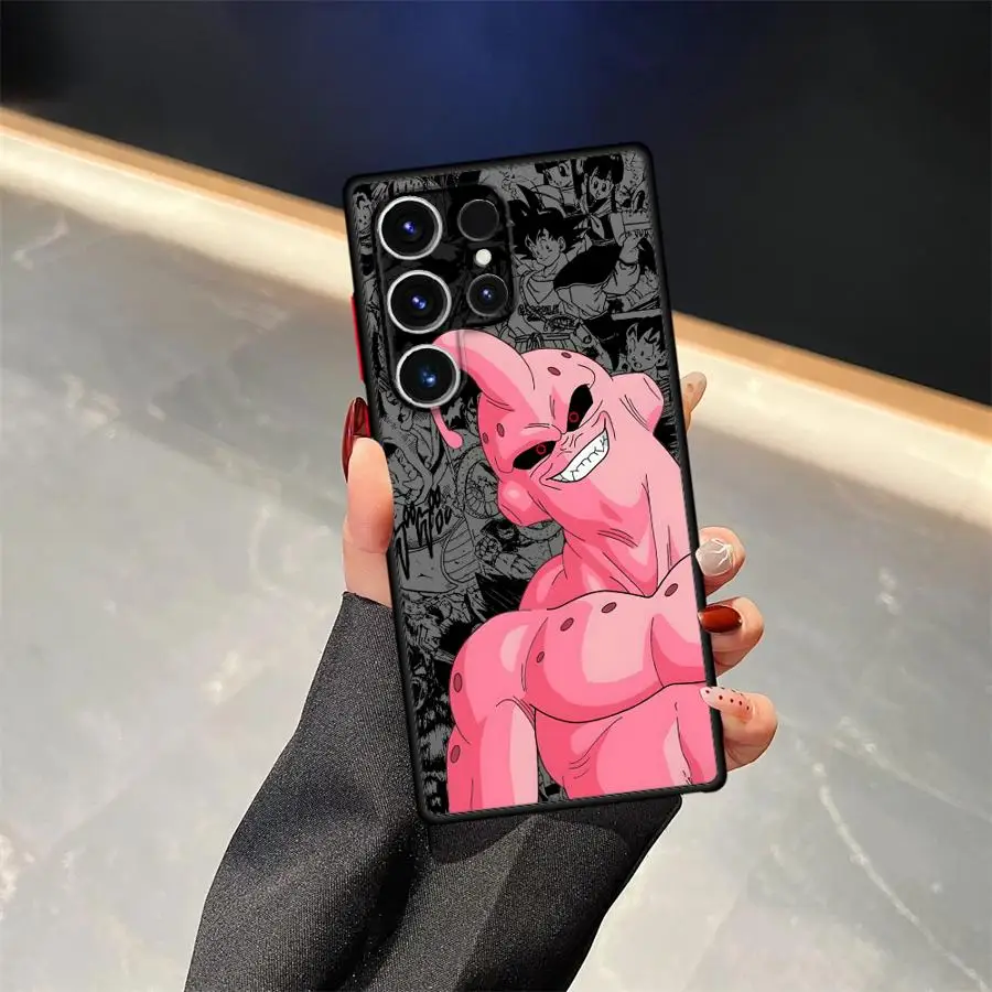 Dargon Ball Beerus Majin Buu Case for Samsung Galaxy S10 S25 Edge S20 S23 Ultra S21 S9 S22 Plus S24 FE Back Phone Cover view 3
