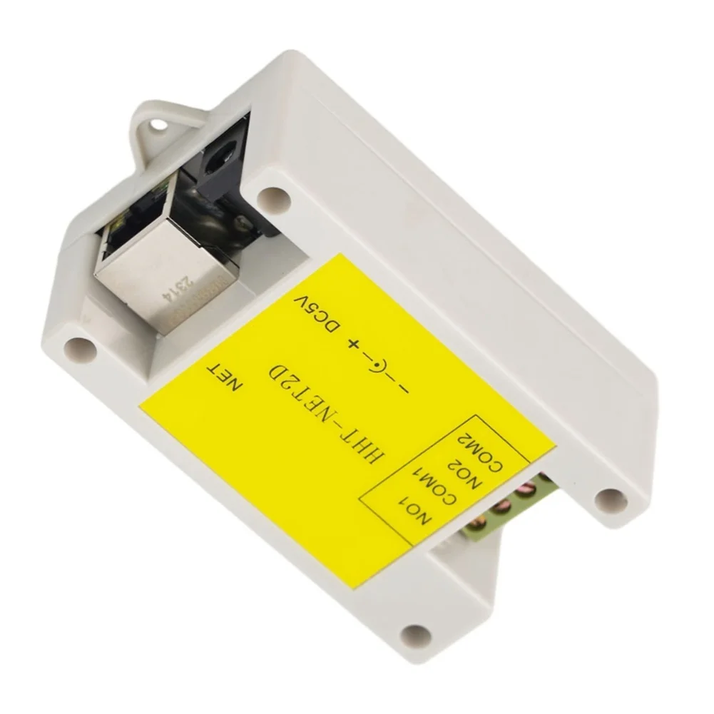 Dual Channel Ethernet Relay Controller TCP UDP For Modbus For Smart Home Automation Network Switch 5V 2kW Load