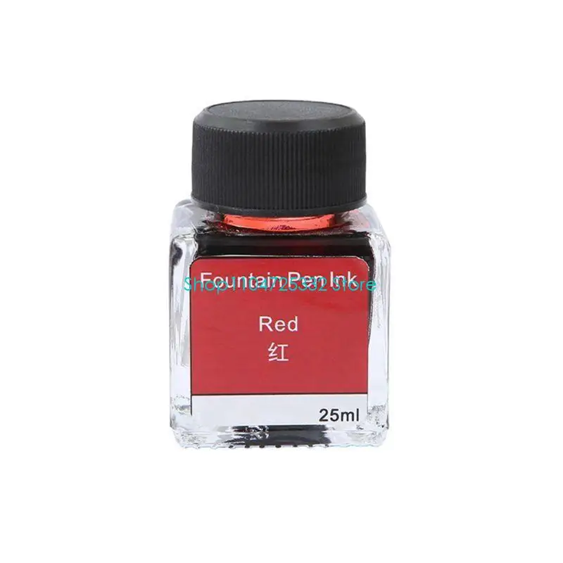P5EA Colorful Non-carbon Ink for Dip Fountain Pen Calligraphy Writing Painting Graffiti School Office Stationery 10 Colors