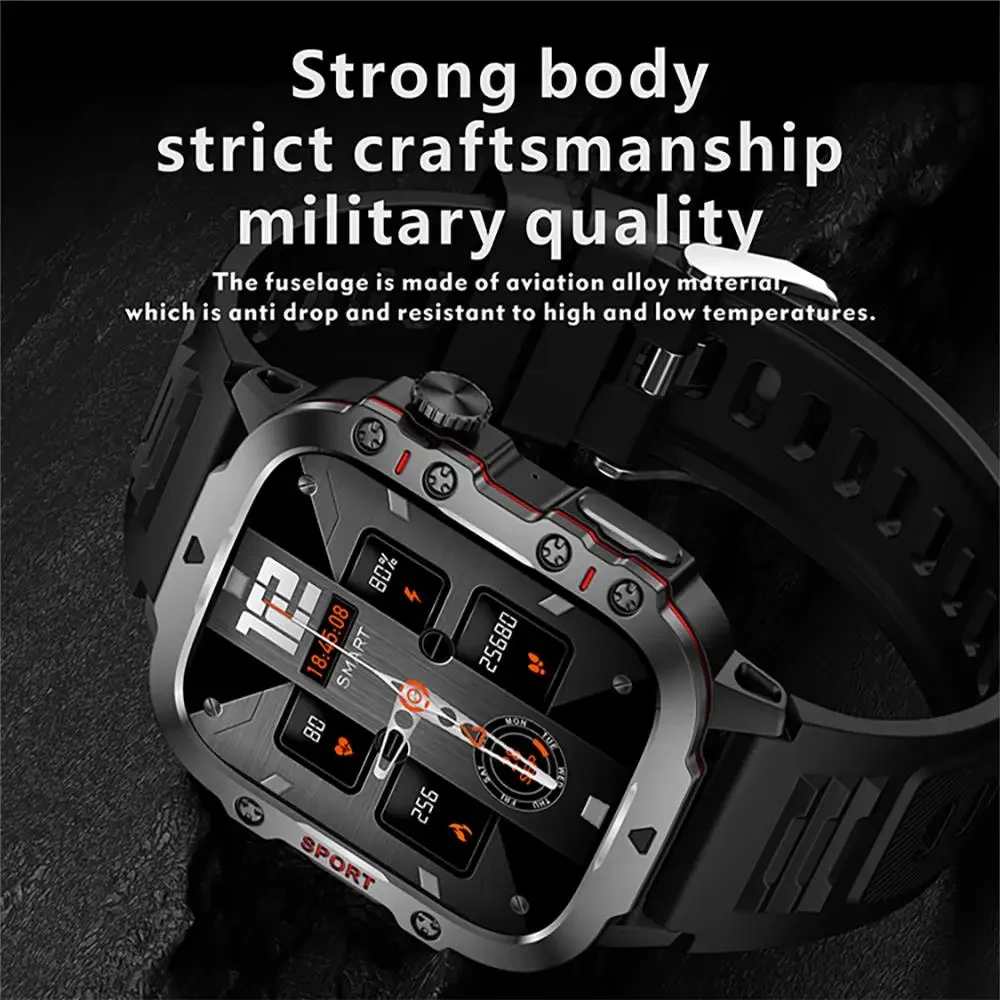 Military Smartwatch 3ATM Waterproof Sports Watches for Man Woman Electronics Smart Watch Fitness Clock for Xiaomi Android 2025
