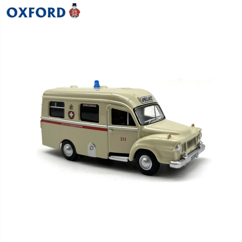 OXFORD 1:76 Birming-ham J 1 Ambulance Alloy Simulation Model Car