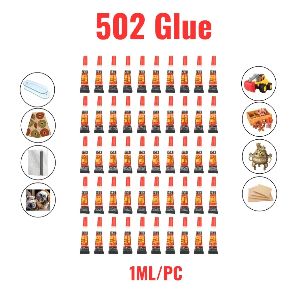 Glue Super Liquid Universal Stationery Shop Instant Strong Adhesive 502 Cyanoacrylate Shoe Repair Glue Adhesives Sealers Home