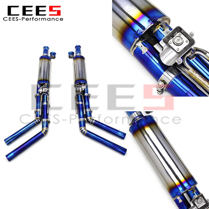 

cees Catback Axle Exhaust Pipes for Mercedes-Benz G63 AMG W464 4.0T 2019-2023 Performance Exhaust Pipe Muffler Escape System
