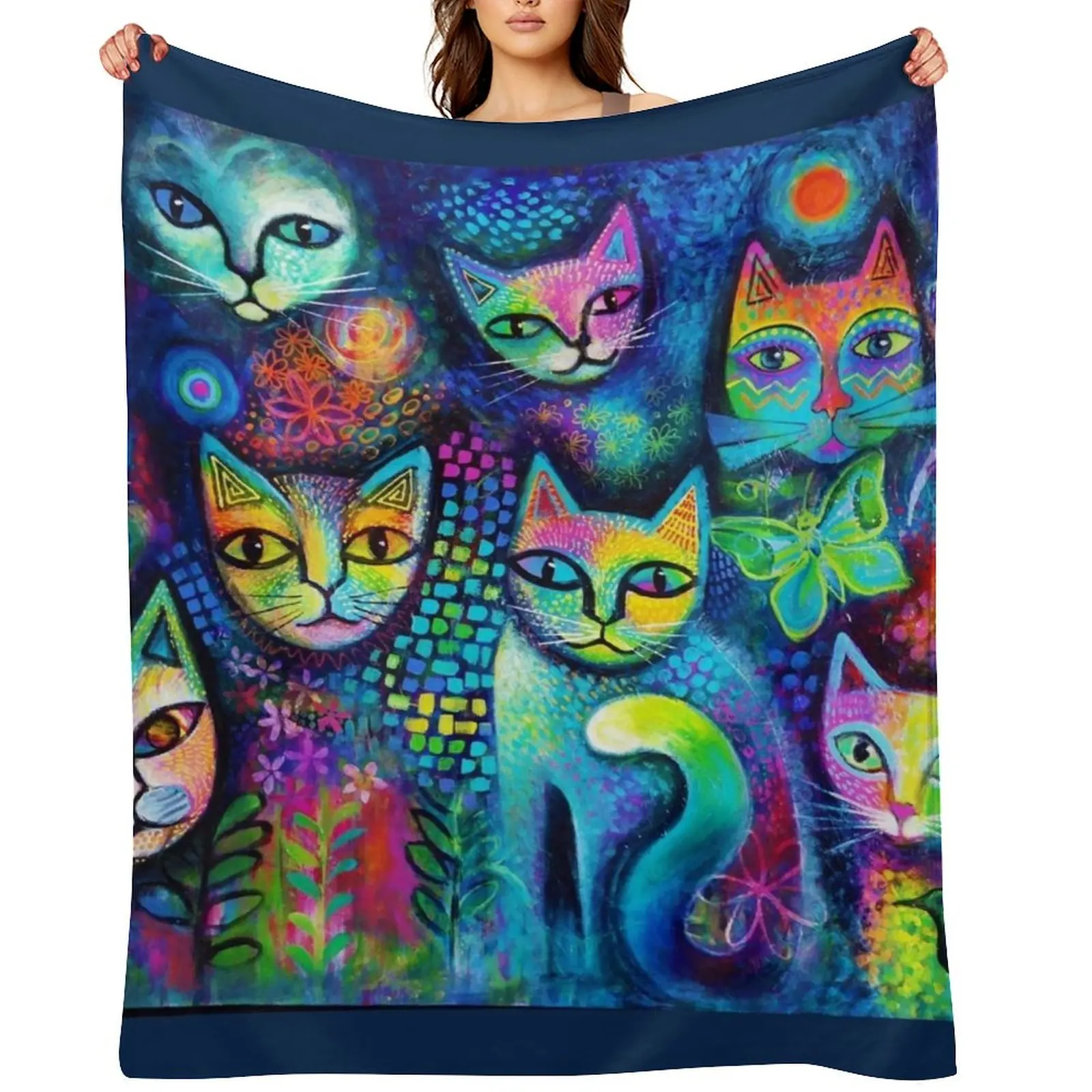 

Magicats Throw Blanket Warm Furrys Furry Sofa Blankets