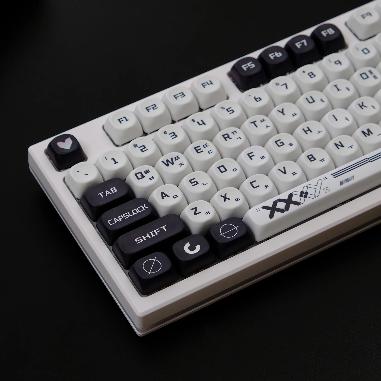 Imagem -03 - Kbdiy-keycaps Print Stream para Teclado Mecânico Keycap Coreano Keycap Coreano Switches Iso mx Perfil Koa para Gmk67 e Gmk75 142 Teclas por Conjunto