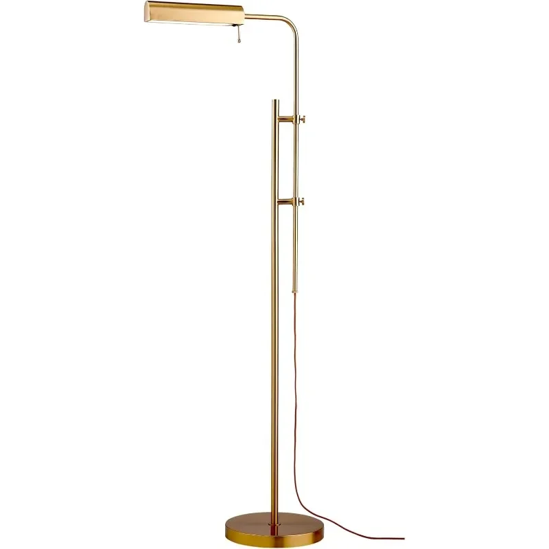 

Floor Lamp - Industrial Design for Reading, Crafting, Work - 10W LED, Height 45-61 inches - Ideal for Living Room, Bedside