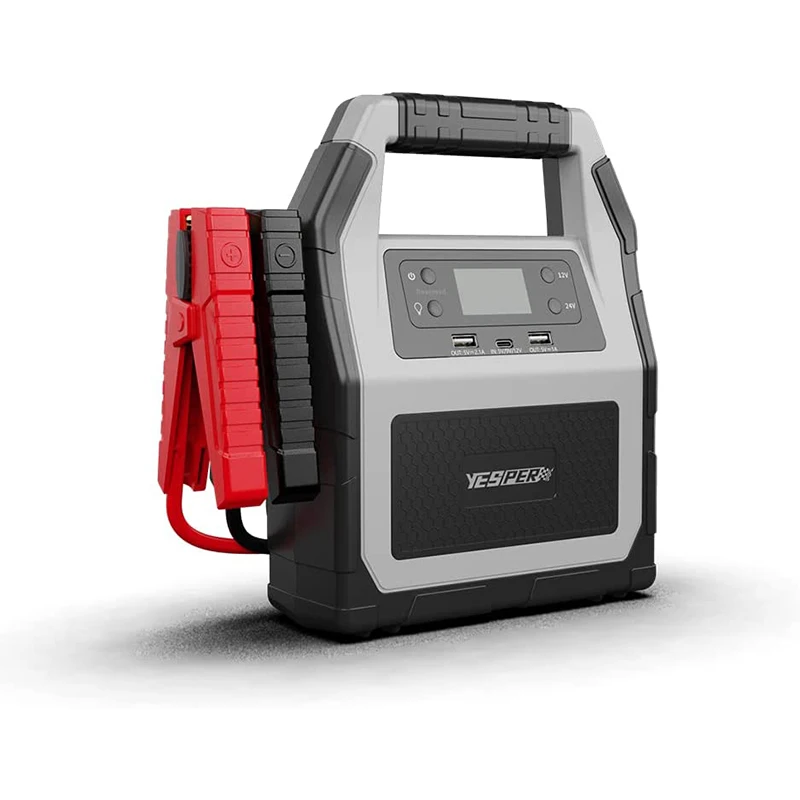 Yesper Monster Start Best Sale 12V 24V Car Booster Jump Starter High Power 6000A 42000mAh With Cigarette Lighter Arrancador De C