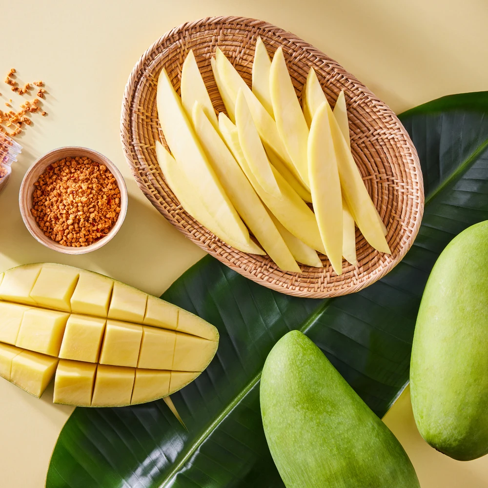 베/ 2kg (3~4) Mangos Verdes Vietnam / Manga Elefante 2kg (3~4)