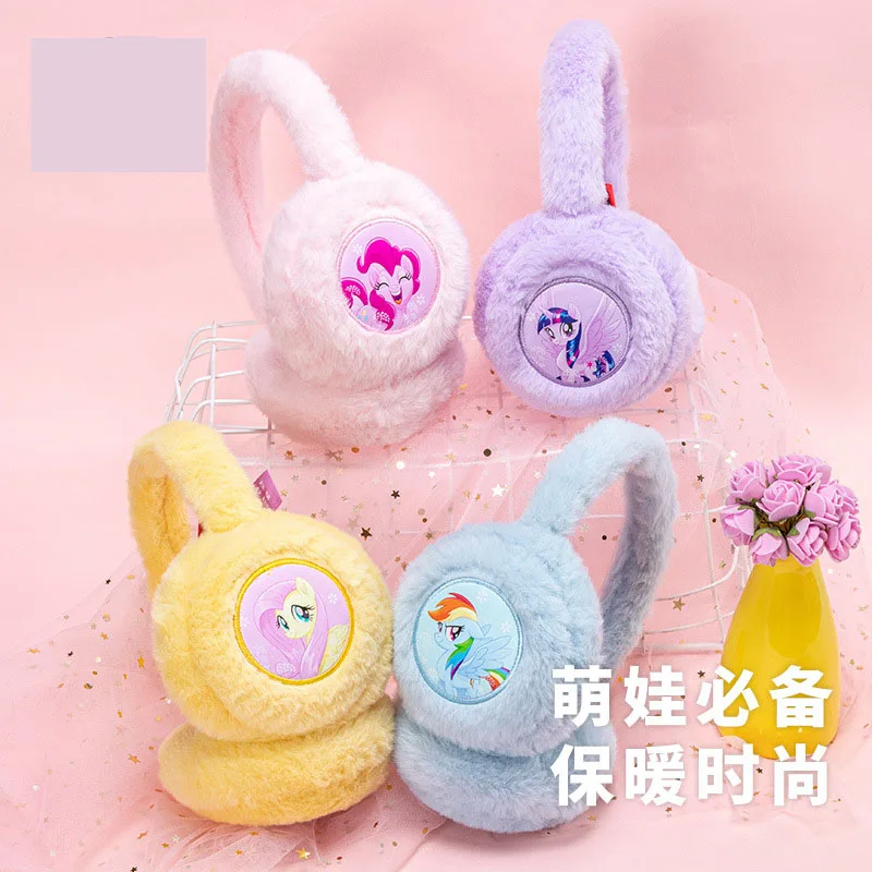 Miniso Disney Cartoon  Cute Girls Winter Comfortable, Soft and Warm Foldable Ear Guards Plus Velvet to Warm Up Cold Ear Warmers