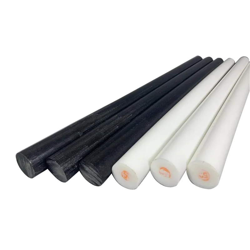 Acetal POM Delrin Black White Rod Round Bar Engineering Plastic