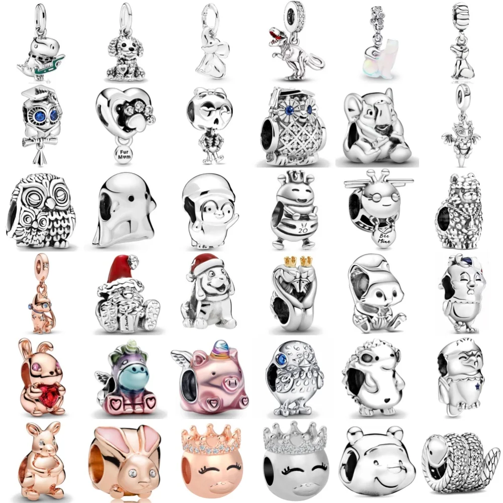 

Hot Selling 925 Silver,Pig,Honey,Bead Dog,Elephant Pendant,Suitable for Original Bracelets, DIY Accessories,Exquisite Jewelry ﻿