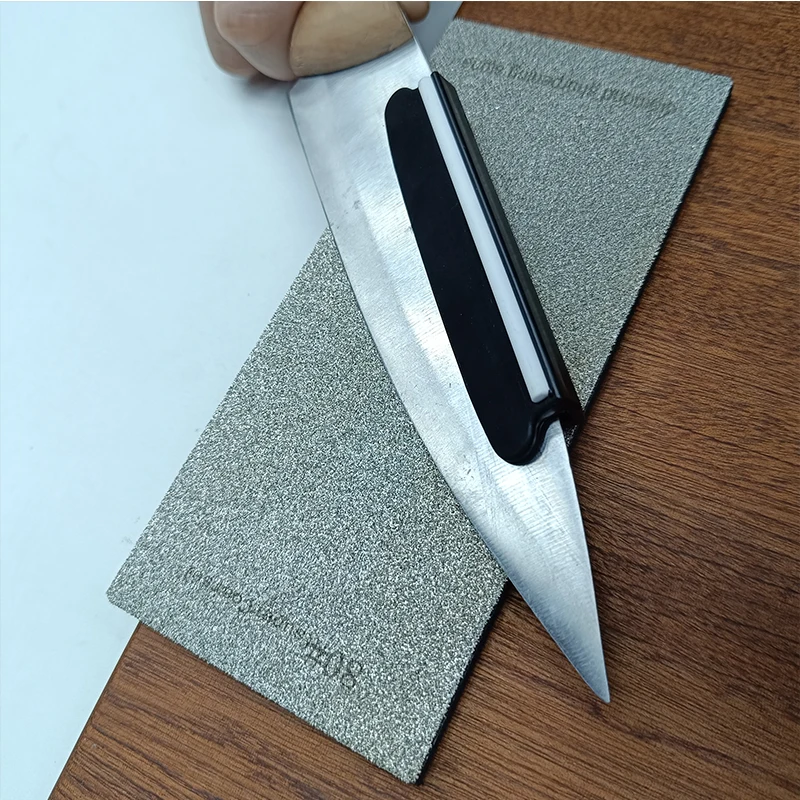 Kitchen Knife Sharpening System Equipped with Thickened Anti-slip Base Diamond Grinding Stone Tool