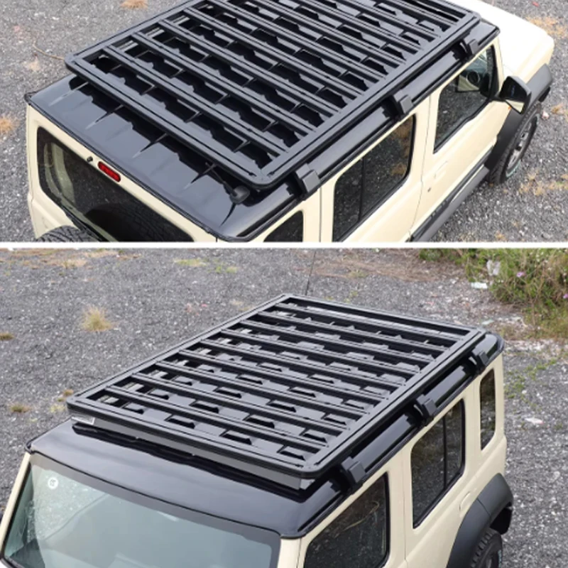 

Aluminum & Steel Heavy Duty Roof Cargo Basket Luggage Rack JMN148