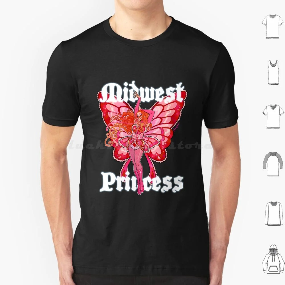 Midwest Princess ( No Background ) T Shirt Big Size 100% Cotton Chappell Roan Pop Music Music Fairy Pride