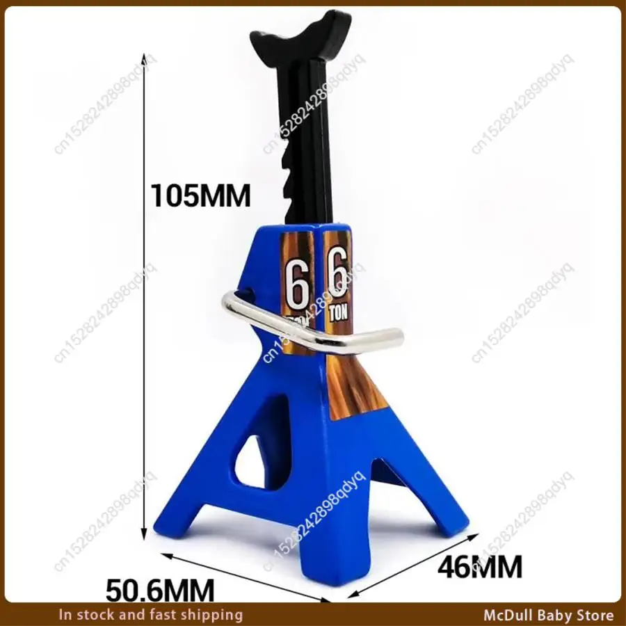 ABJA-soportes de gato de Metal simulación Mini para 1/10 coche trepador de control remoto Trx4 SCX10 vehículos de escalada de simulación