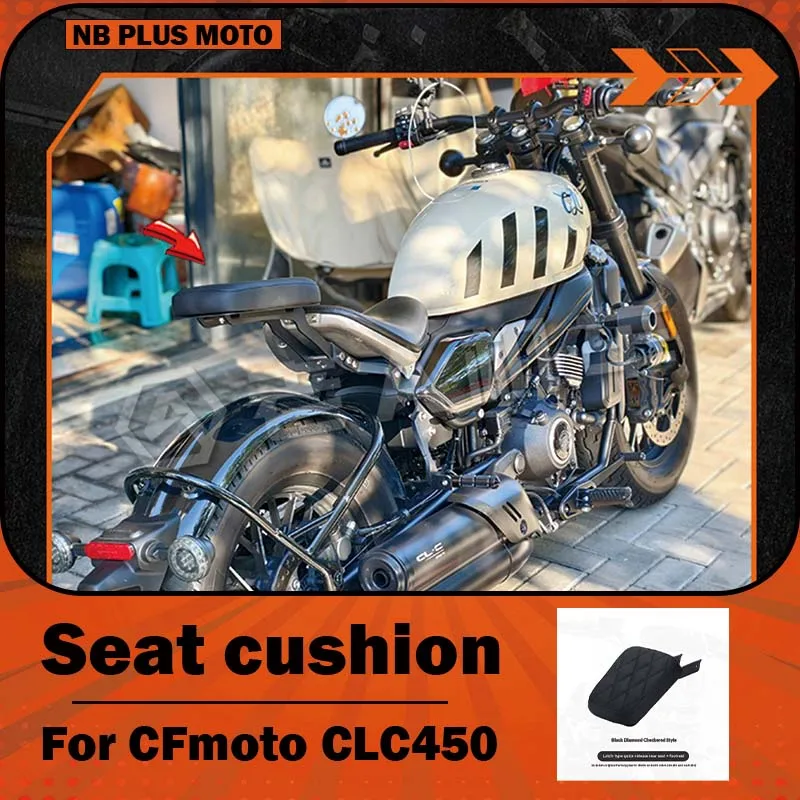 【Premium】For CFMOTO CLC450 single-seat modification, quick-release rear seat cushion assembly, folding seat cushion and footre