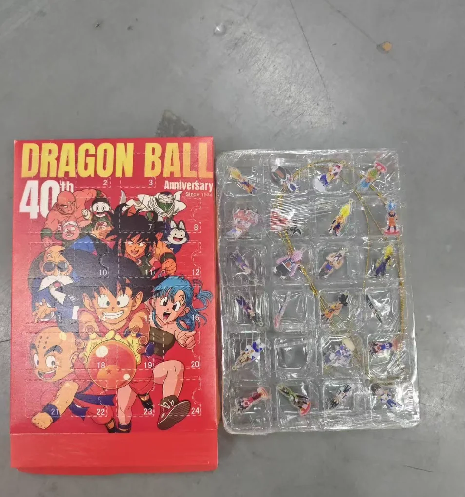 

2D acrylic Dragon Ball 40th Anniversary Advent Calendar Anime Figure Christmas Tree Ornament Christmas Countdown 2D acrylic