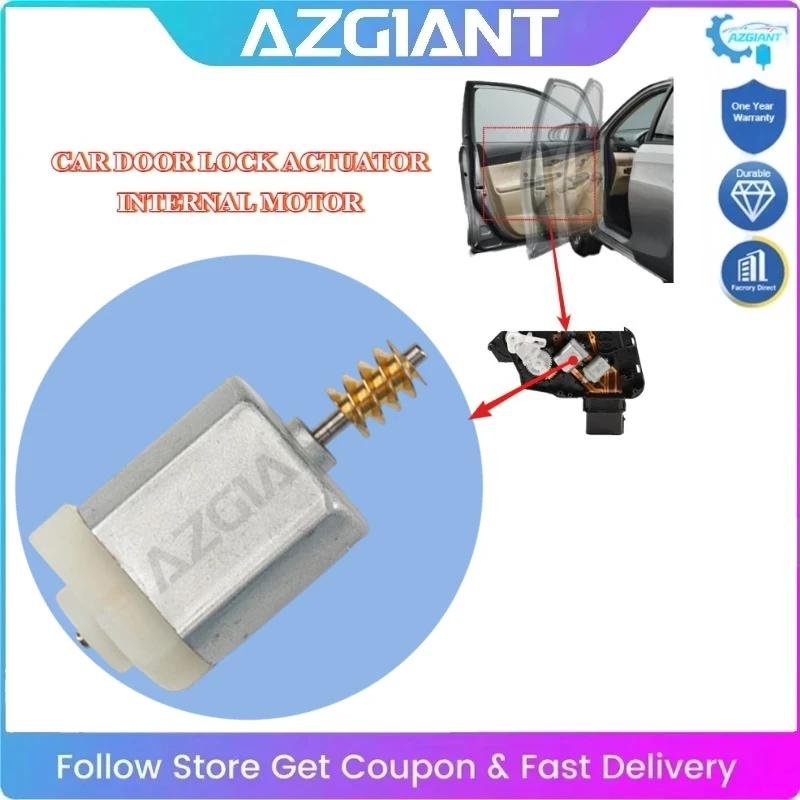 

AZGIANT Car Door Lock Motor Central Locking Motor FC-280 12 Volt For Chevrolet Equinox Malibu Orlando Trax Car Accessories