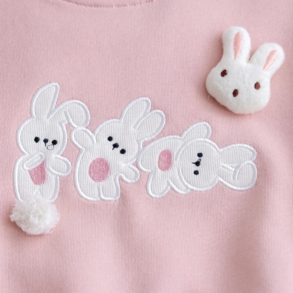 Baby Girls Sweatshirt Kids Cartoon Printed Hoodies Toddler Pullover 2024 Spring Autumn Children\'s Clothing Fashion