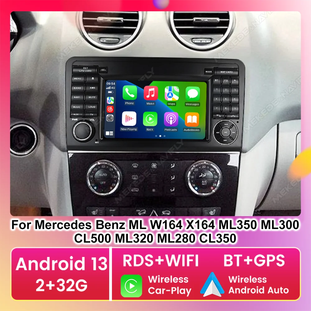 HD Screen Multiple Topic Car Multimedia Player Bt GPS Host For Mercedes Benz ML GL W164 ML350 ML500 GL320 X164 ML280 GL350 GL450 