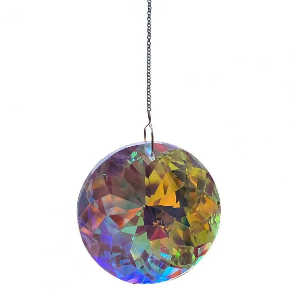 

Suncatcher Hanging Prism Pendant Handmade Sun Catcher Ornament Handmade Faux Suncatcher Prisms for Home Garden Decor