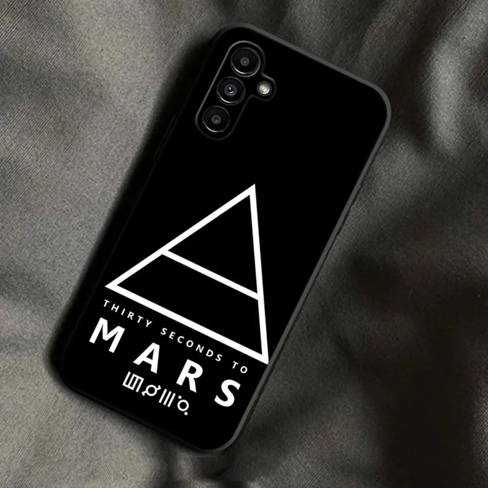 T-Thirty Seconds To Mars Phone Case For Samsung Galaxy A13,A21s,A22,A31,A32,A52,A53,A71,A80,A91 Soft Black Phone Cover