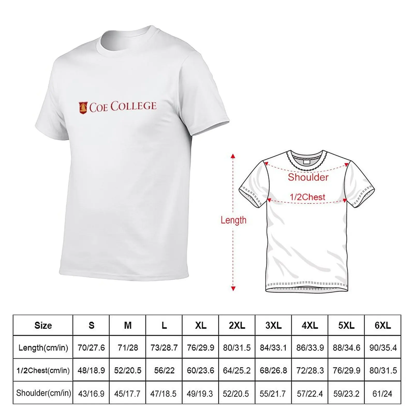 Coe College T-Shirt man t shirts for men man t shirt graphic T-Shirt