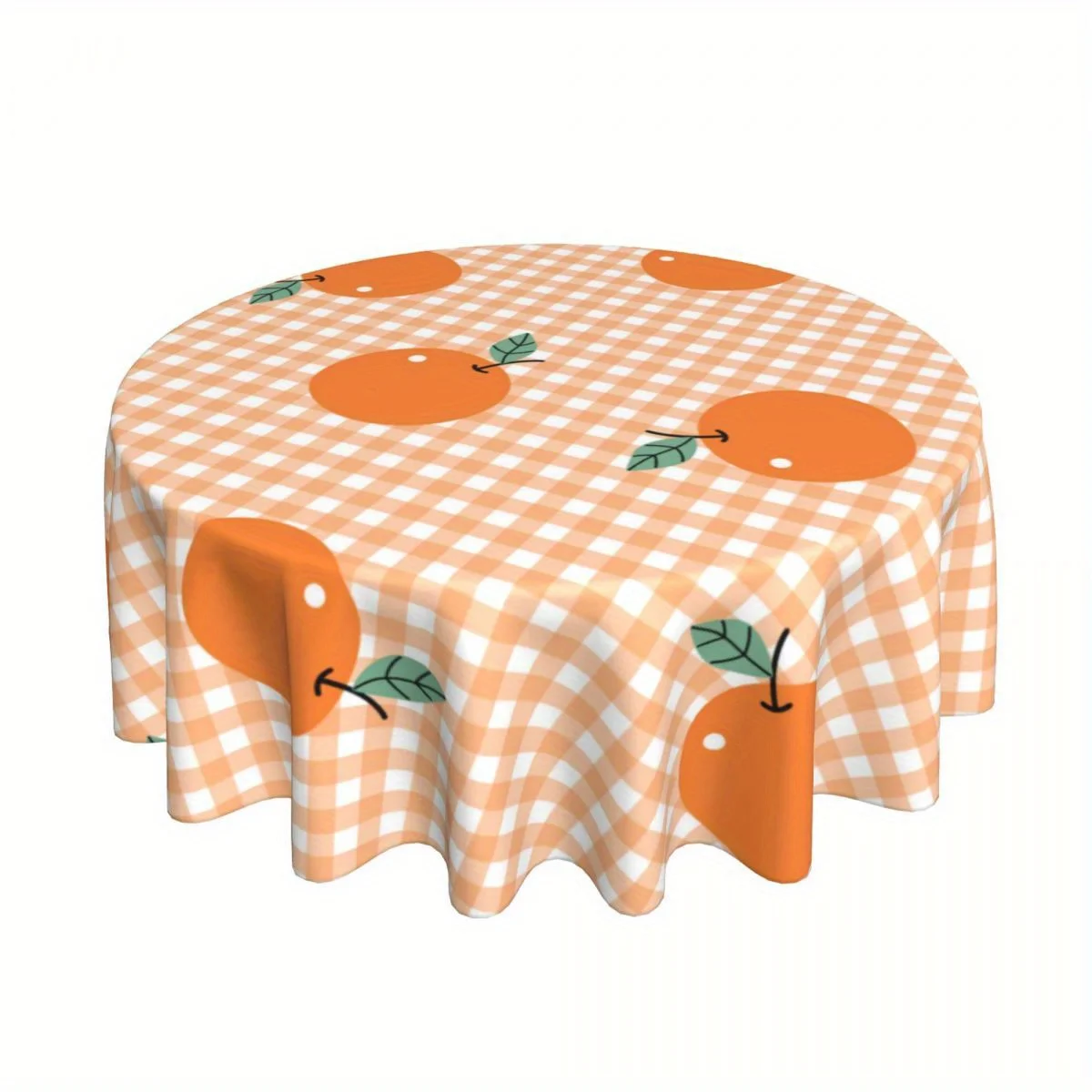 JIT, 1-piece fruit-patterned checkered kitchen and dining tablecloth