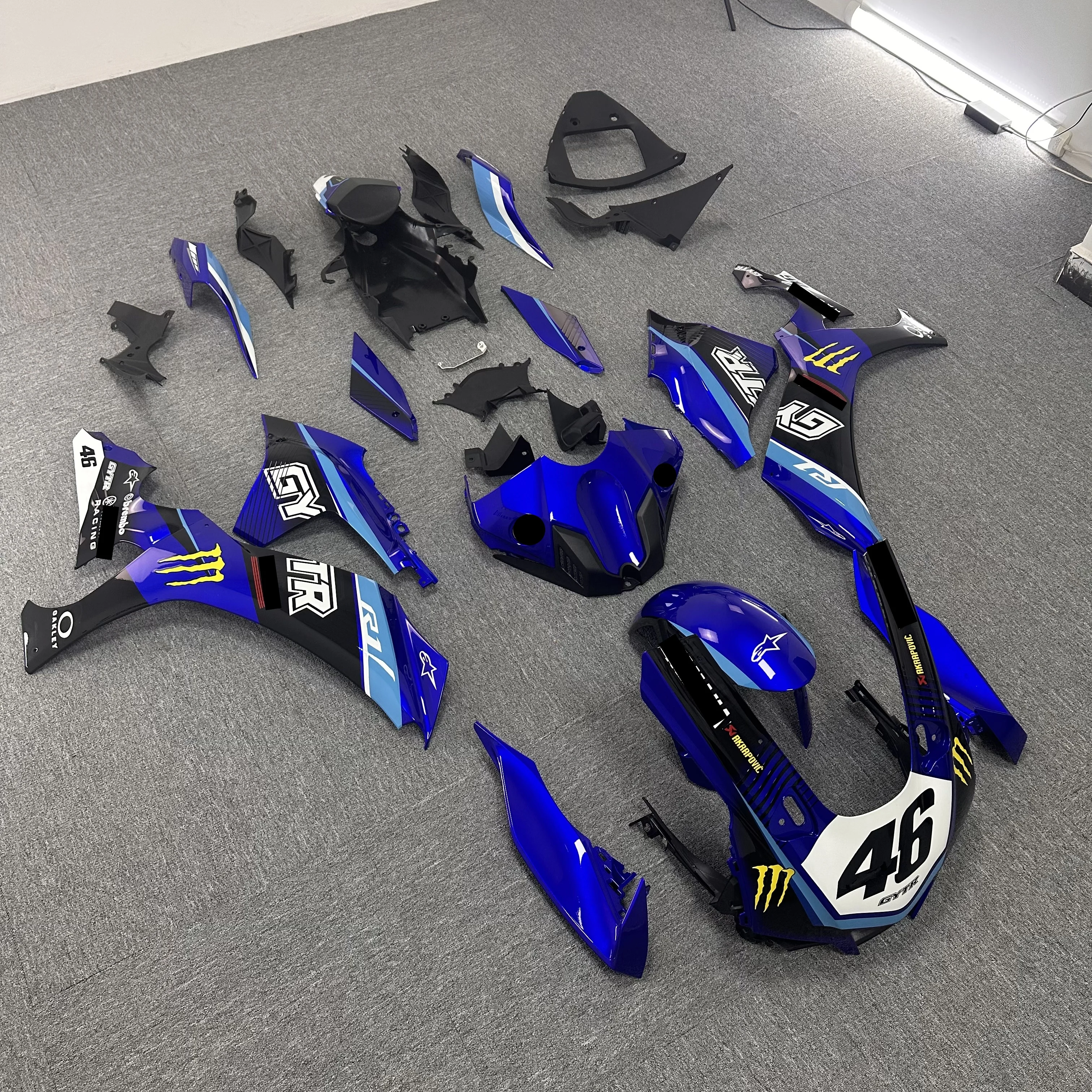 For Yamaha YZF-R1M YZFR1M 2024 Motorcycle Fairing Kit Carbon Paint ABS Plastic Full Body Kit