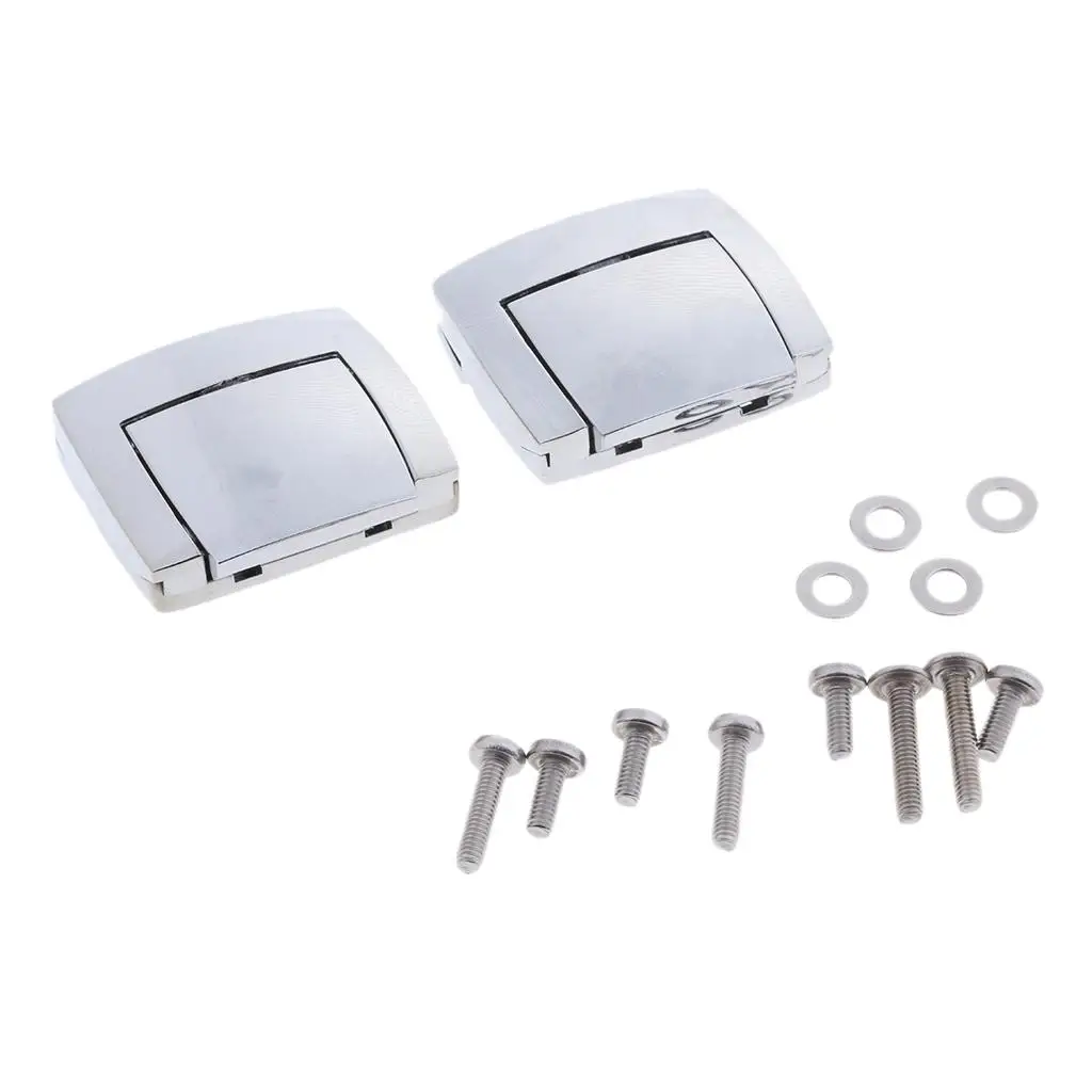 Chrome Tour Pack Pak Latches for Touring Classic 80-13