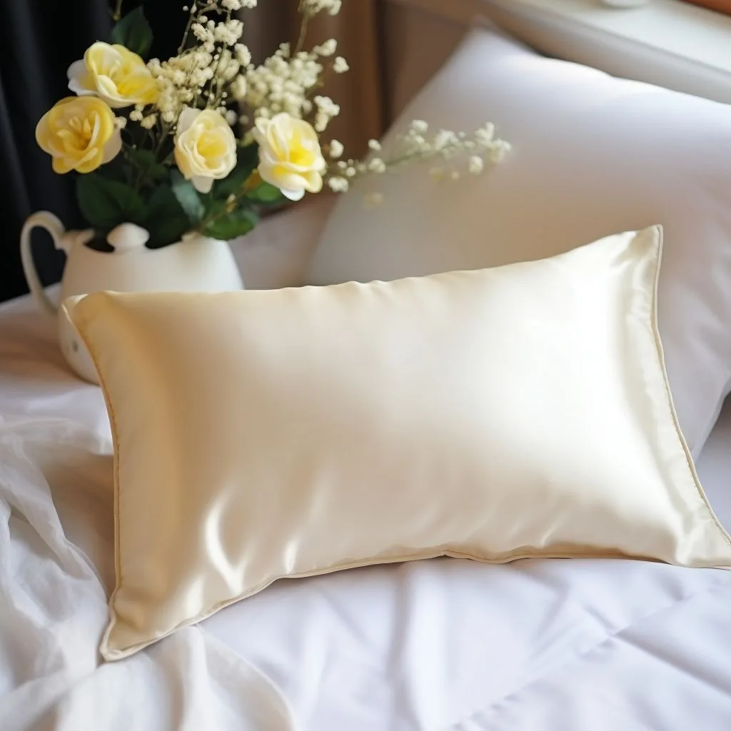 22 Momme Double-Sided Mulberry Silk Pillowcase,6A Grade Fiber With OEKO-TEX,Anti-Aging, Anti-Sleep Crease, Pure Silk Pillowcase