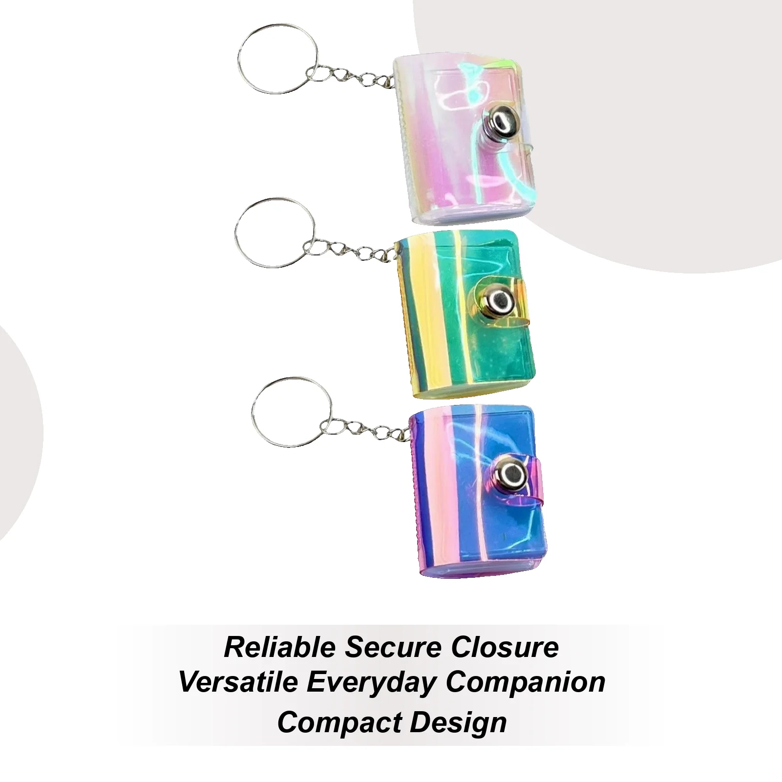 Mini Photo Album Keychain Portable Scrapbook Storage Key Chain Tiny Photo Album Keychain for Wedding Birthday Friendship
