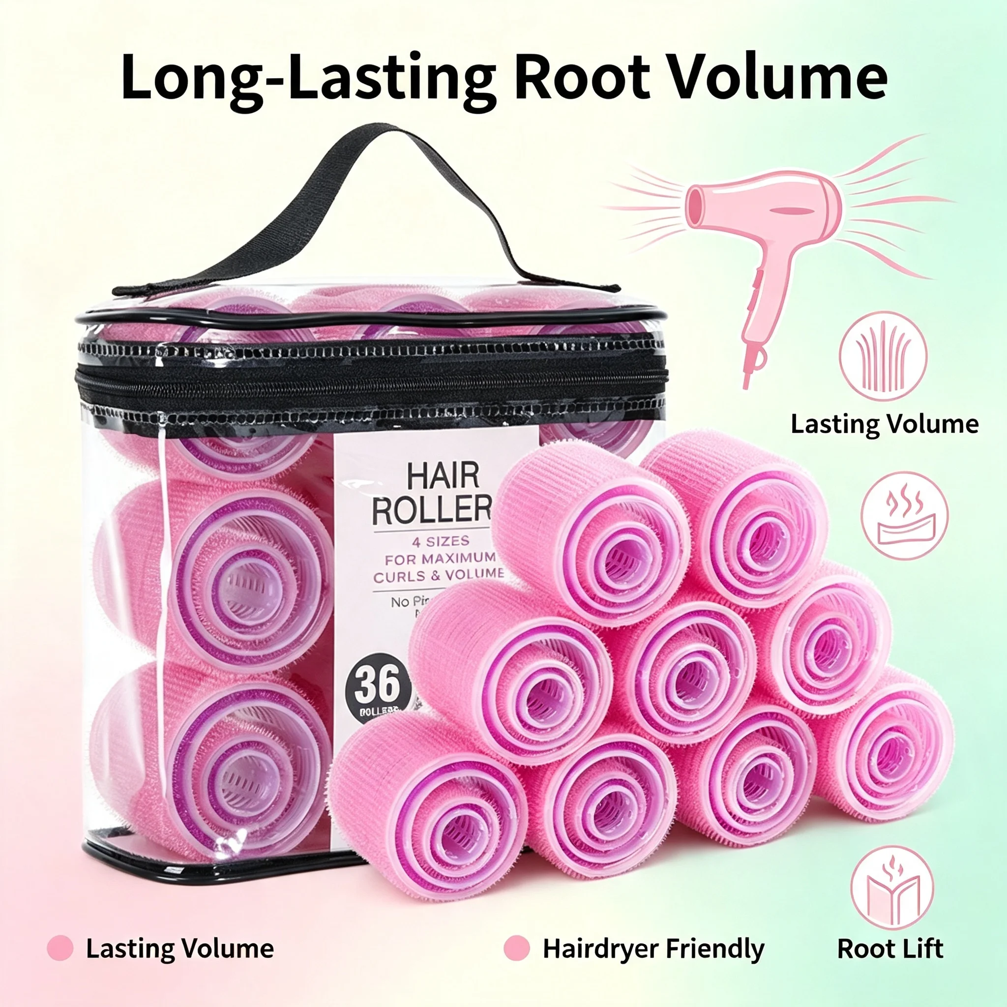 WANMEI No‑Heat Foam Hair Rolle - Sleeping Pack Overnight recension och pris