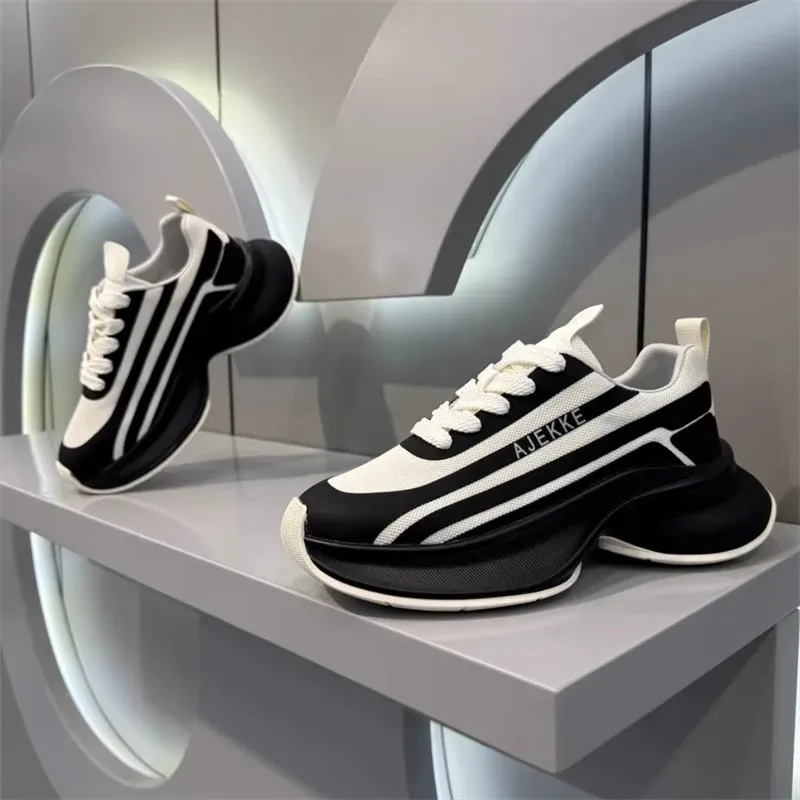 

Summer Versatile Men's Casual Shoes Fashion Thick-soled Heightening Breathable Sneaker Mens Running Tennis Shoes Tenis Masculino