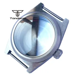 38mm AR Coating Domed Sapphire Glass Brushed Dive Watch Case 200M Waterproof Fit NH35 NH36 ETA2824 PT5000 Automatic Movement