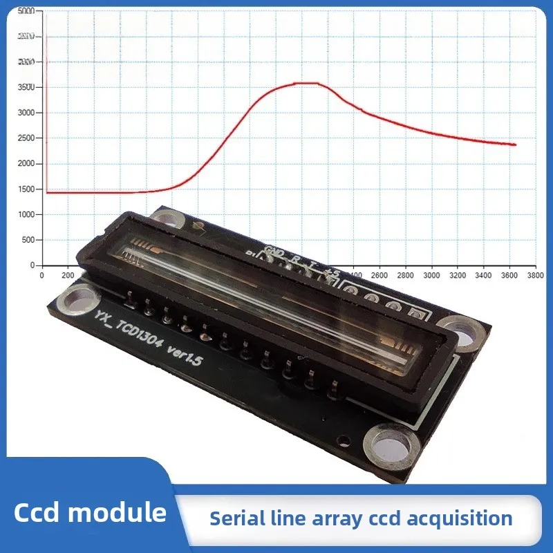 Linear CCD module TCD1304 USB serial port output, can be used for spectral analysis acquisition