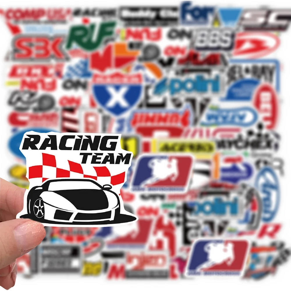 10/30/50/100Pcs JDM Racing Car Label Graffiti Stickers Vintage Cartoon Decals for Fridge Guitar Luggage PVC Cool Classic Sticker