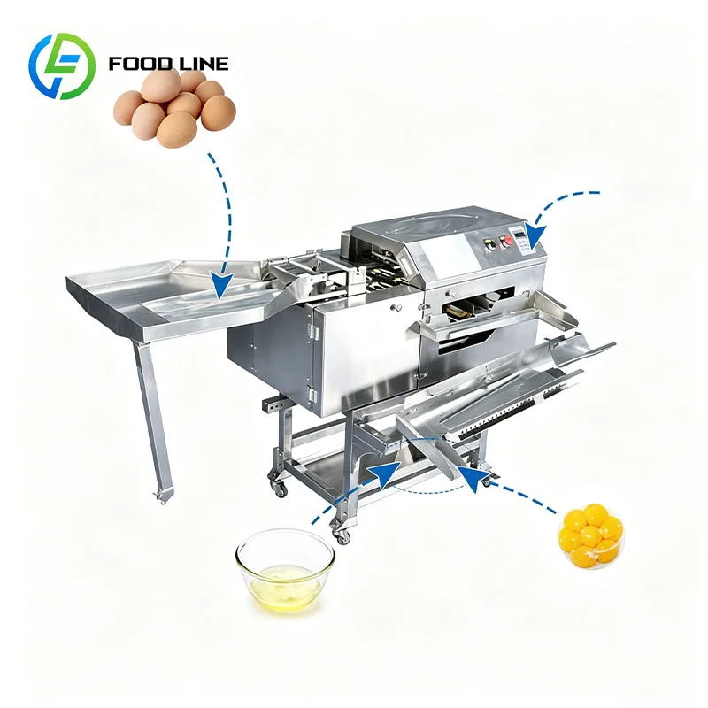 Egg Yolk Separator Egg White Separator Egg Breaker Automatic Bakery Sponge Cake Machine Customized