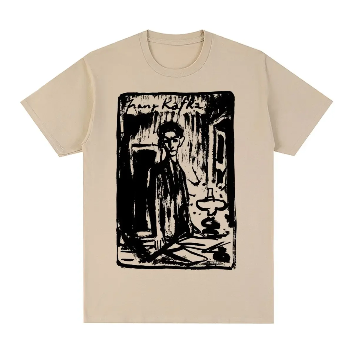 The Metamorphosis Franz Kafka 90s Vintage T-shirt Author Writer Cotton Men T shirt New Tee Tshirt Womens Tops